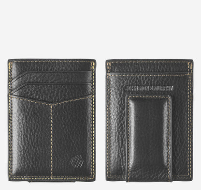 Men's Double-Contrast Stitch Front Pocket Wallet / Johnston Murphy