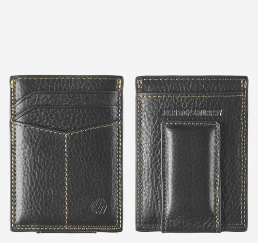 Men's Double-Contrast Stitch Front Pocket Wallet / Johnston Murphy