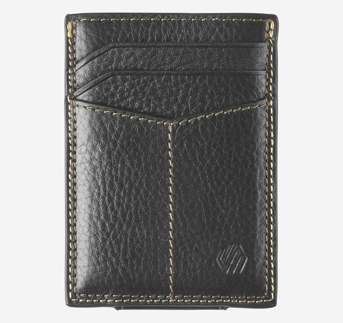 Men's Double-Contrast Stitch Front Pocket Wallet / Johnston Murphy