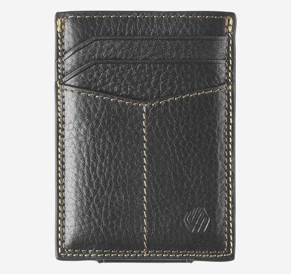 Men's Double-Contrast Stitch Front Pocket Wallet / Johnston Murphy