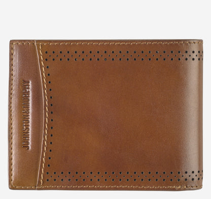 Men's Hudson Perforated Billfold / Johnston Murphy
