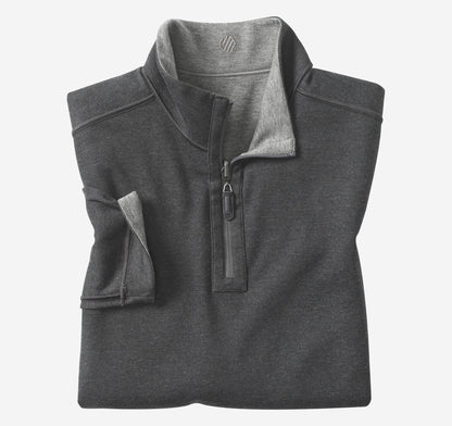 Men's Icon Reversible Solid Quarter-Zip / Johnston Murphy
