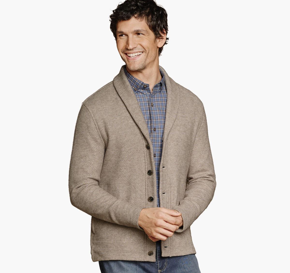 Men's Shawl Cardigan / Johnston Murphy