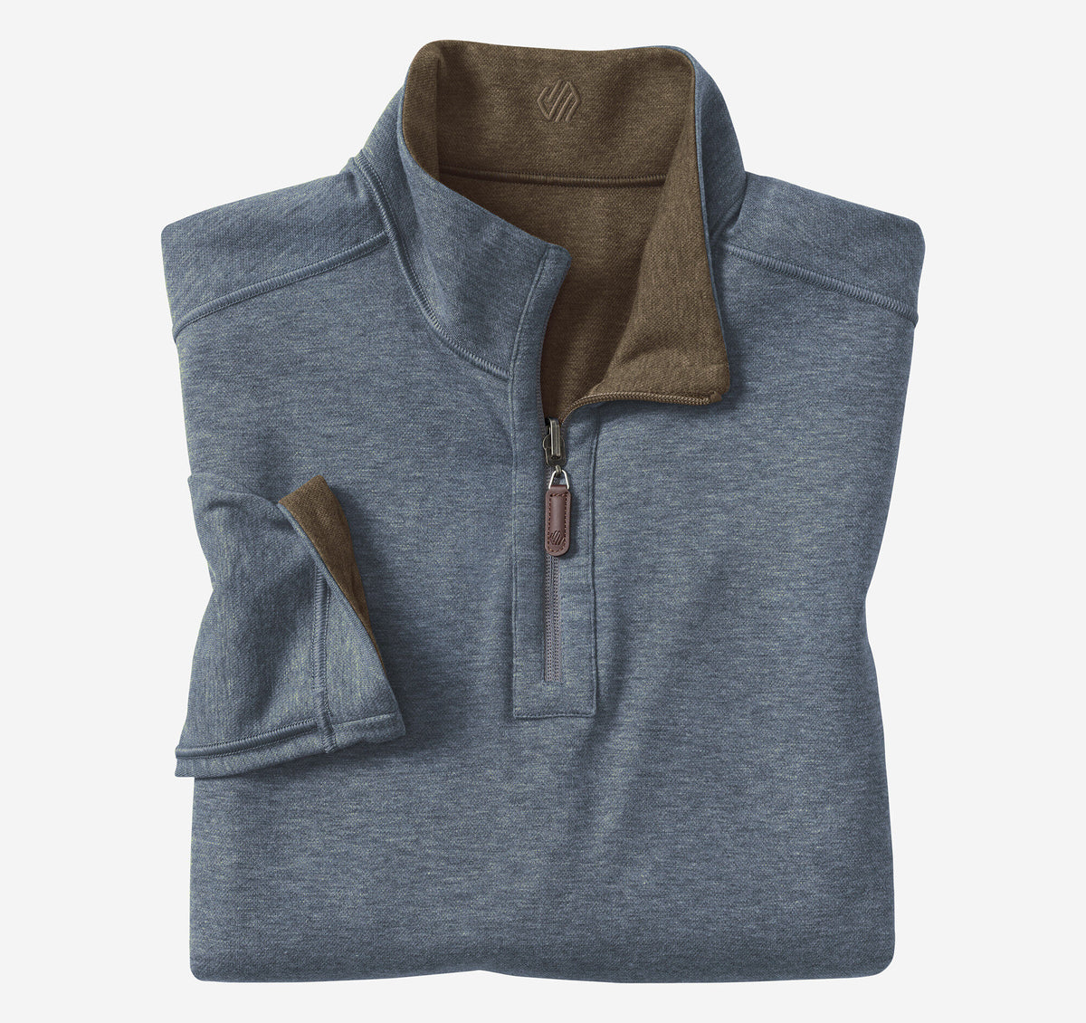 Men's Icon Reversible Solid Quarter-Zip / Johnston Murphy