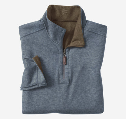 Men's Icon Reversible Solid Quarter-Zip / Johnston Murphy