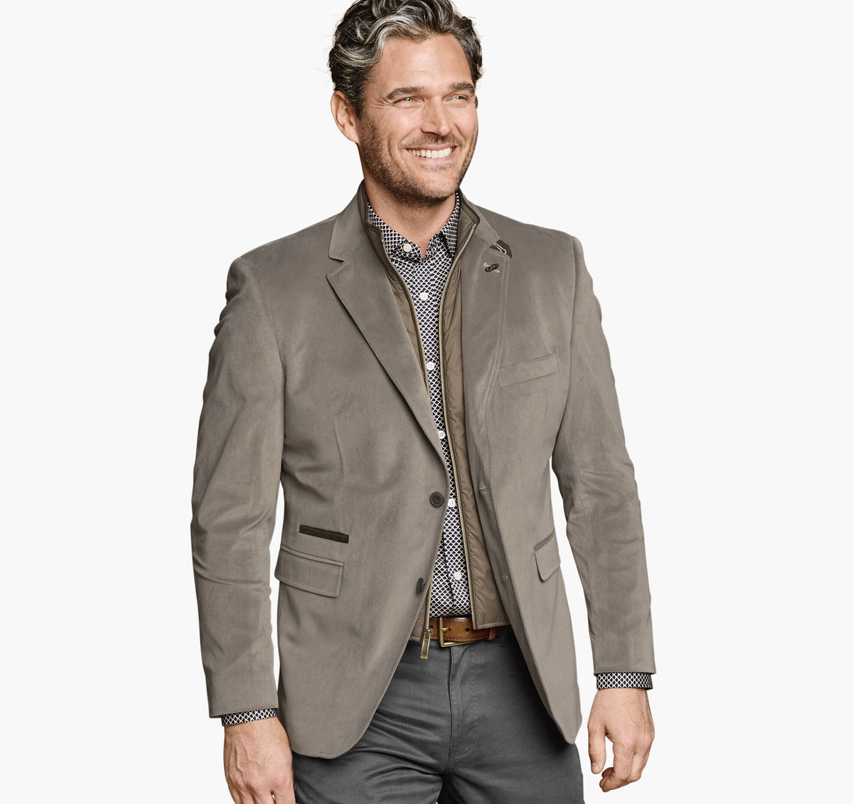Men's Plush Bibbed Blazer / Johnston Murphy
