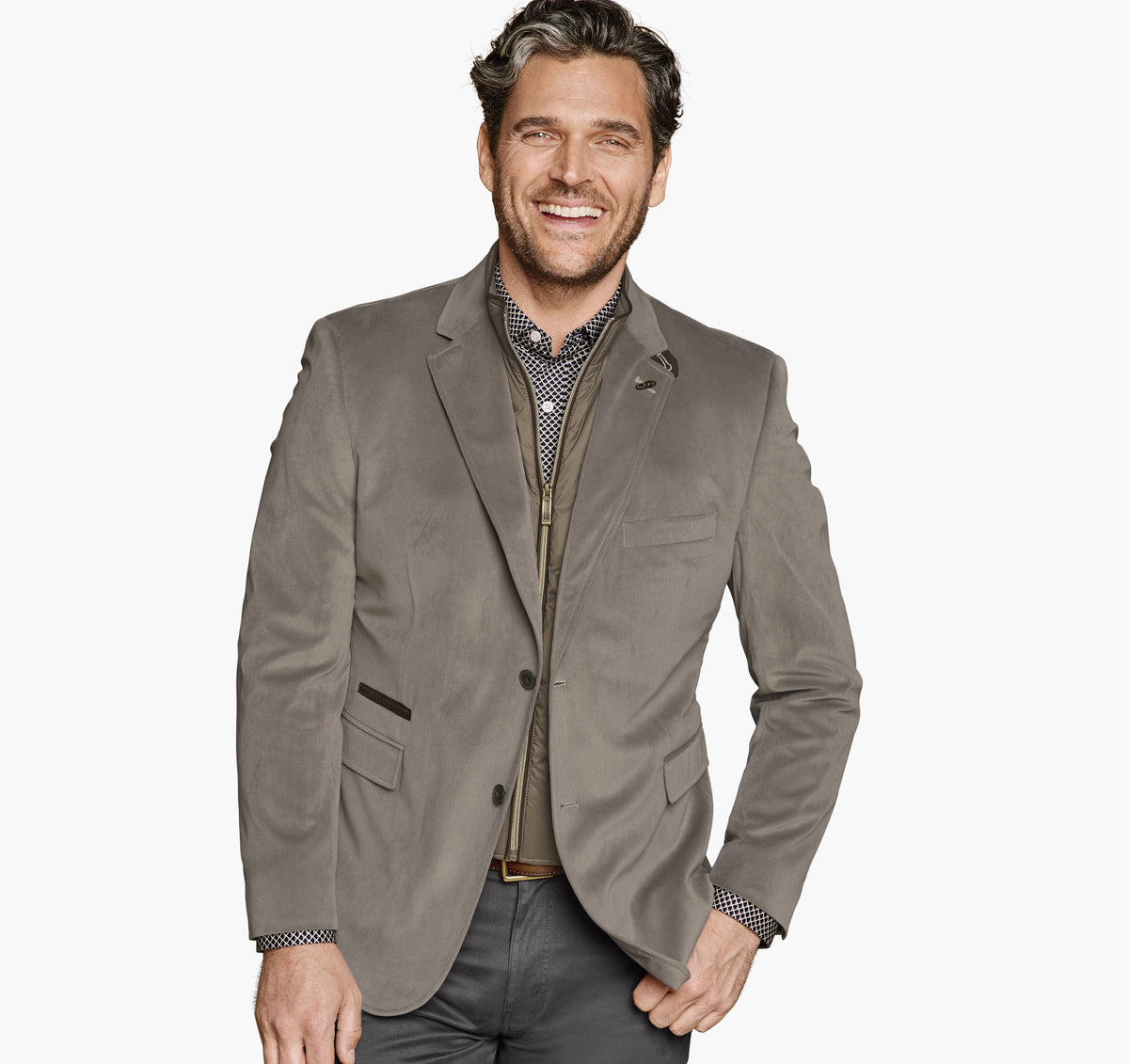 Men's Plush Bibbed Blazer / Johnston Murphy