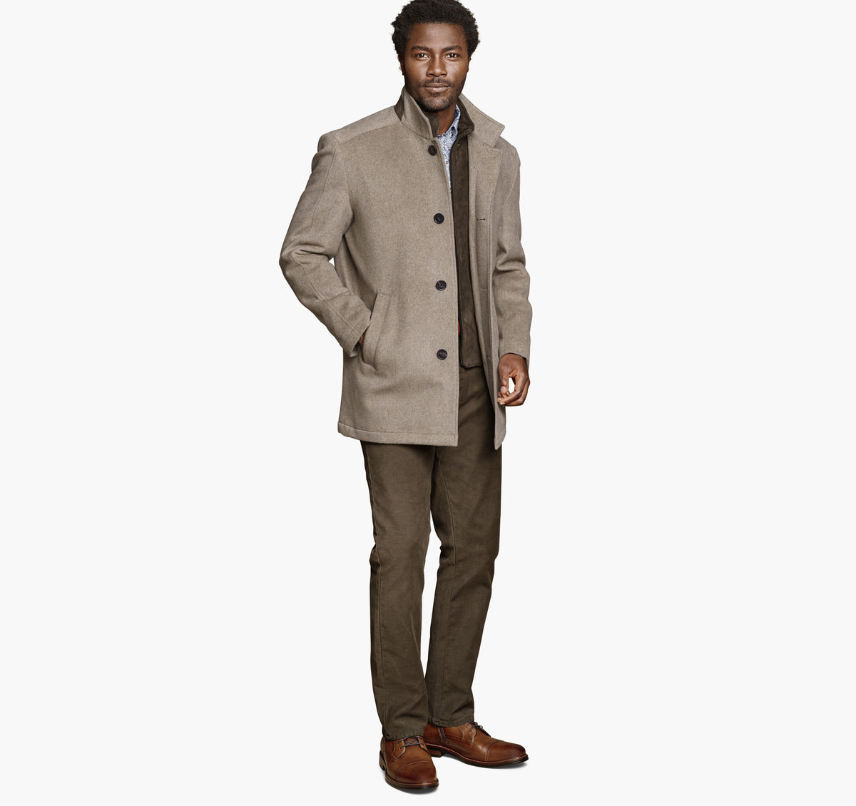 Men's Upton Luxe 175th Anniversary Car Coat / Johnston Murphy