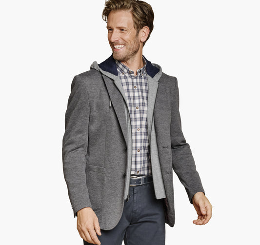 Men's XC Flex® Knit Blazer with Removable Hooded Bib / Johnston Murphy
