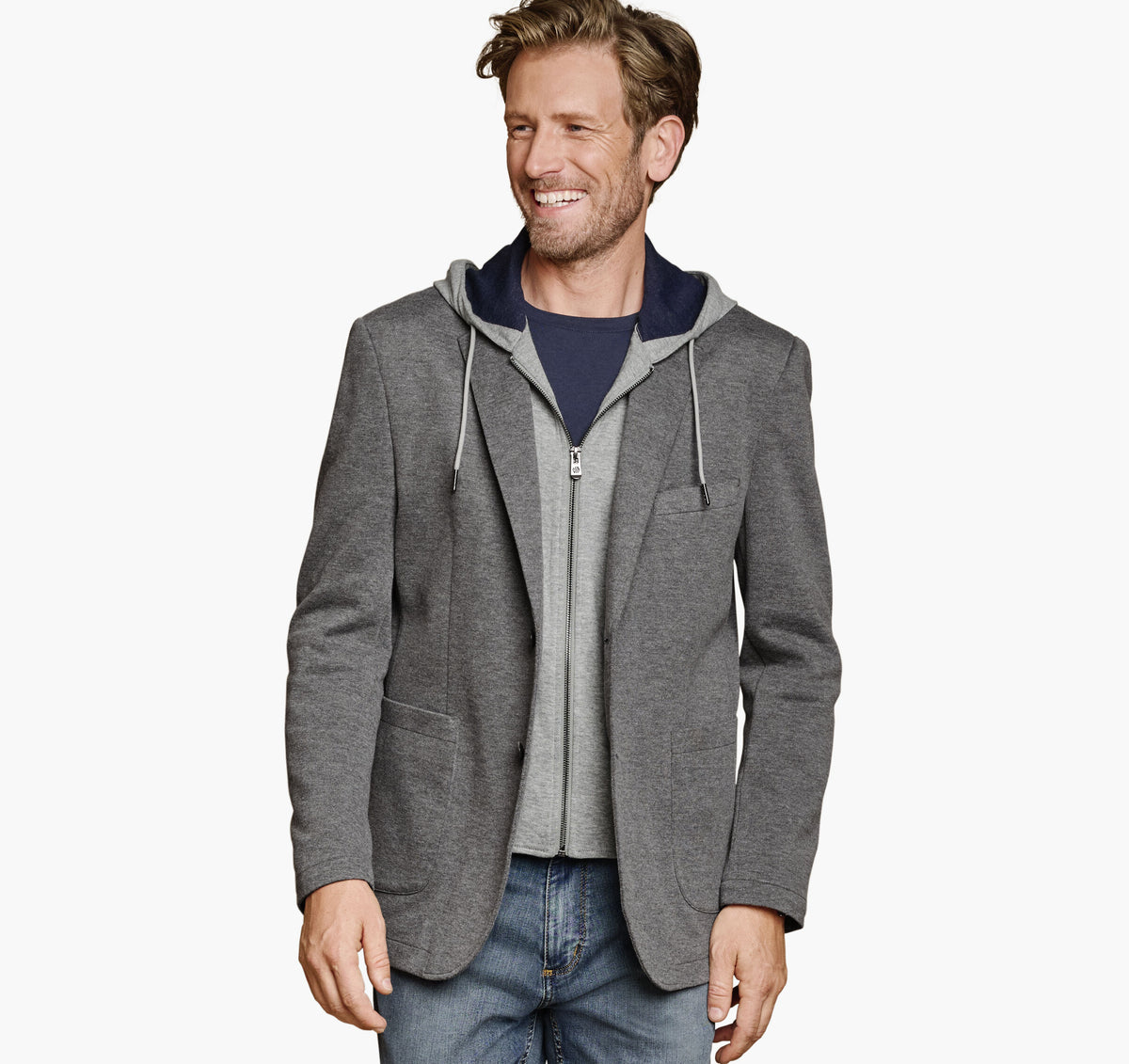 Men's XC Flex® Knit Blazer with Removable Hooded Bib / Johnston Murphy