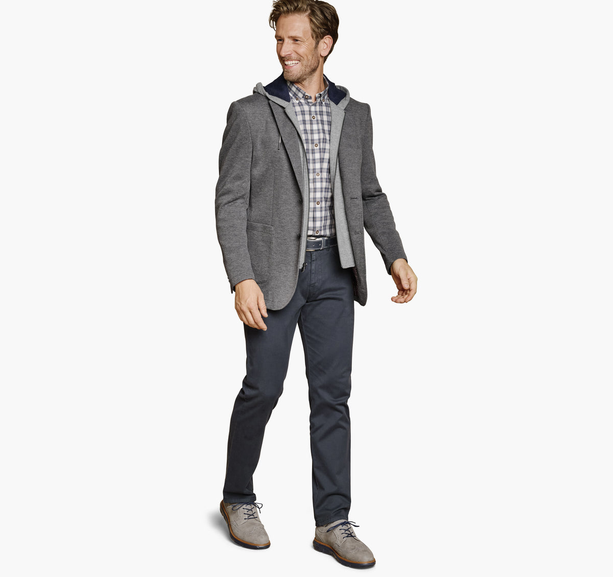 Men's XC Flex® Knit Blazer with Removable Hooded Bib / Johnston Murphy