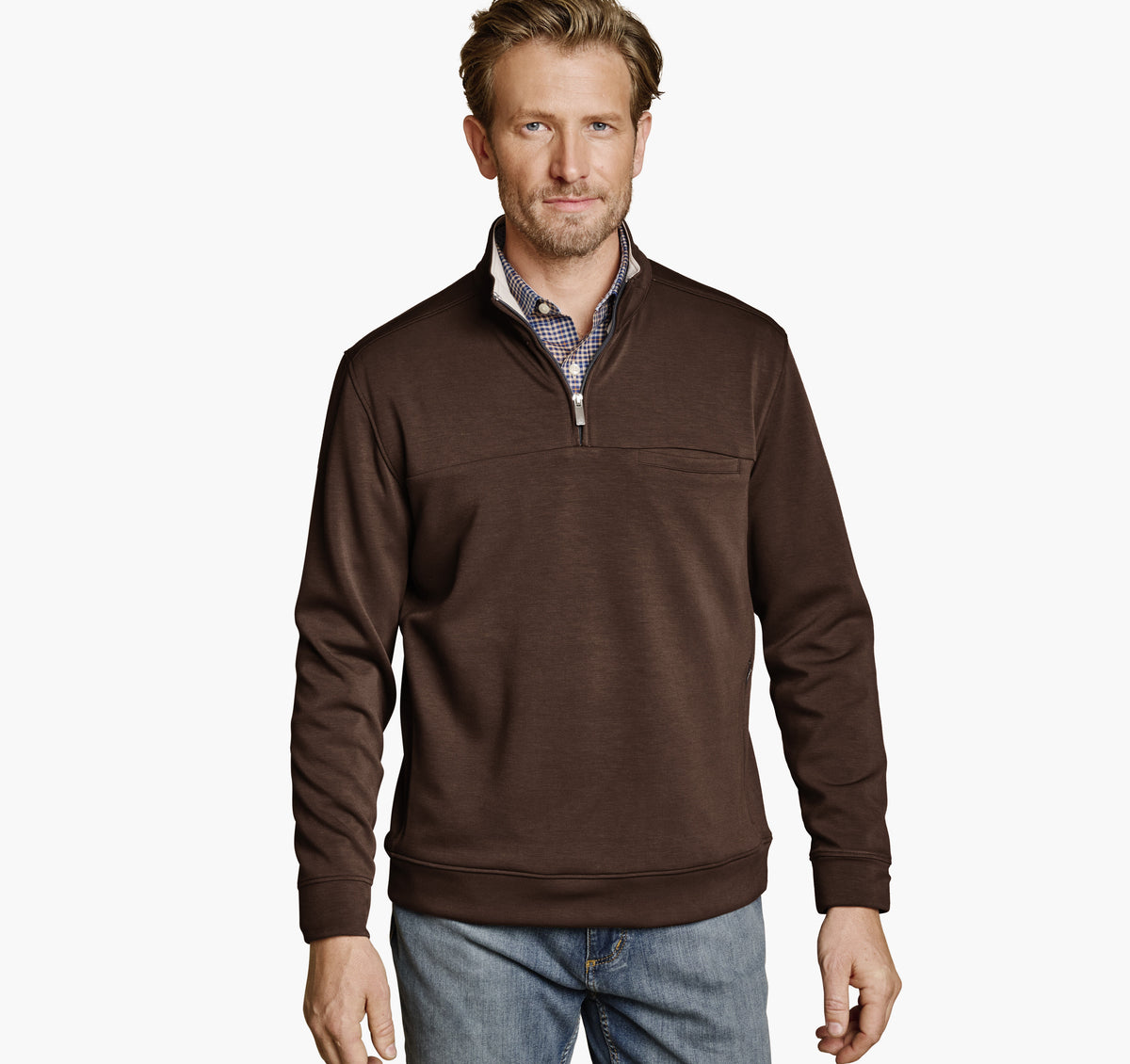 Men's Essential Quarter-Zip / Johnston Murphy