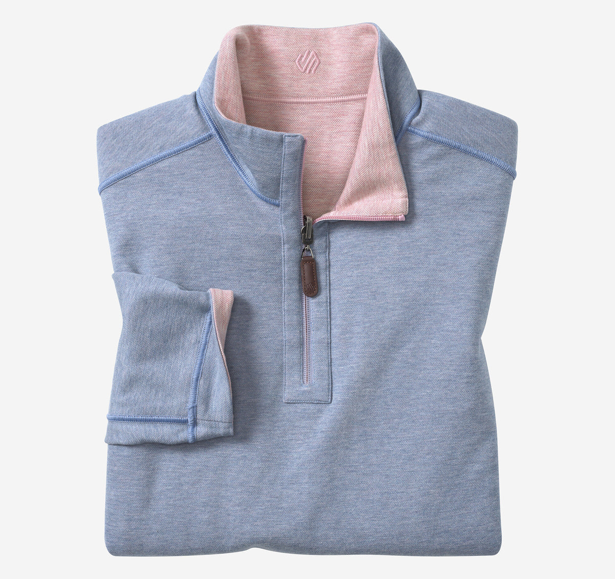 Men's Icon Reversible Solid Quarter-Zip / Johnston Murphy