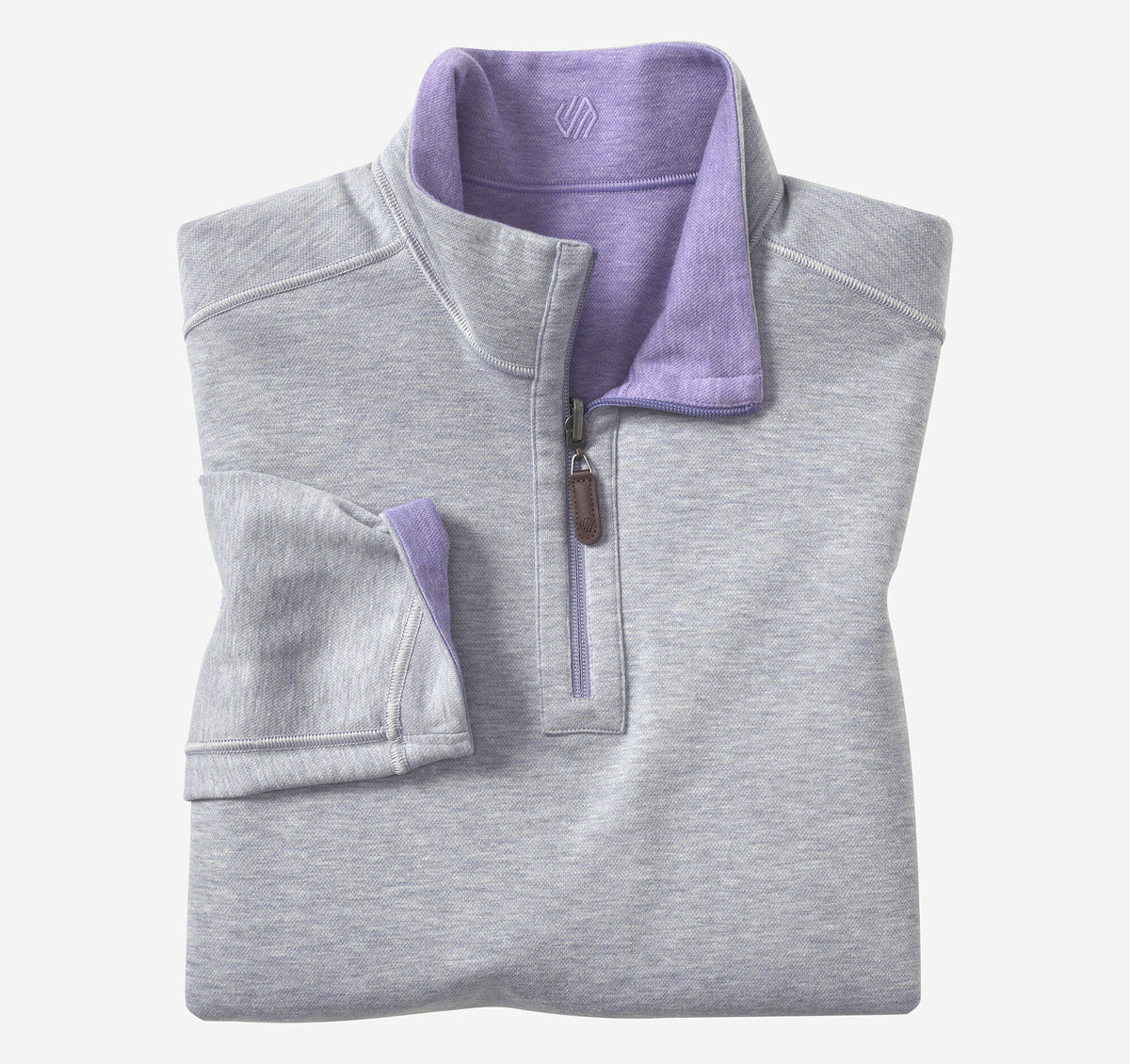 Men's Icon Reversible Solid Quarter-Zip / Johnston Murphy