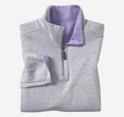 Men's Icon Reversible Solid Quarter-Zip / Johnston Murphy