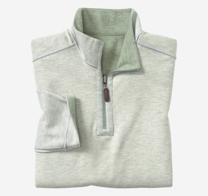 Men's Icon Reversible Solid Quarter-Zip / Johnston Murphy