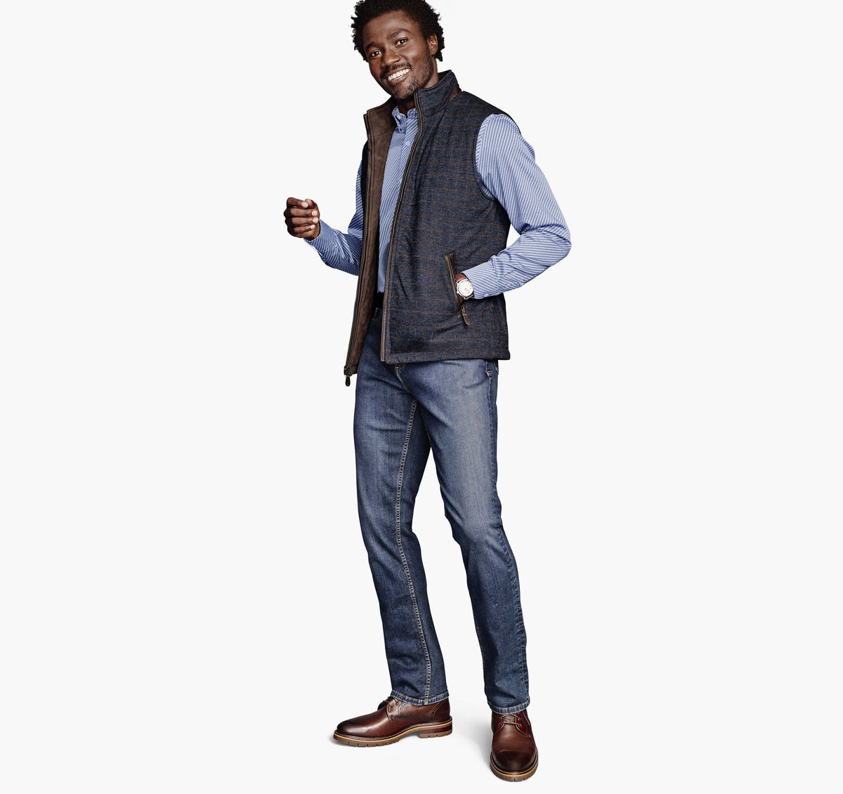 Men's Upton Reversible Vest / Johnston Murphy