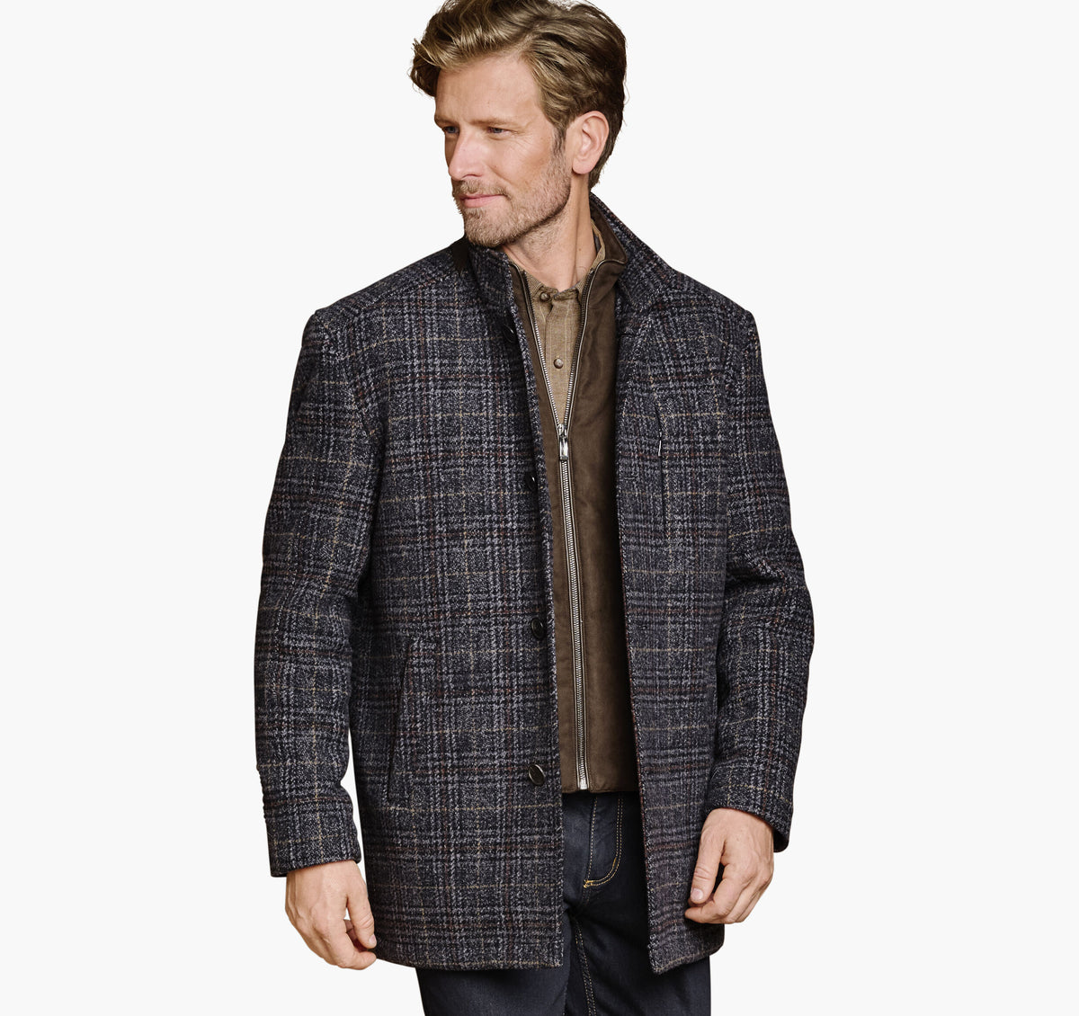Men's Upton Car Coat / Johnston Murphy