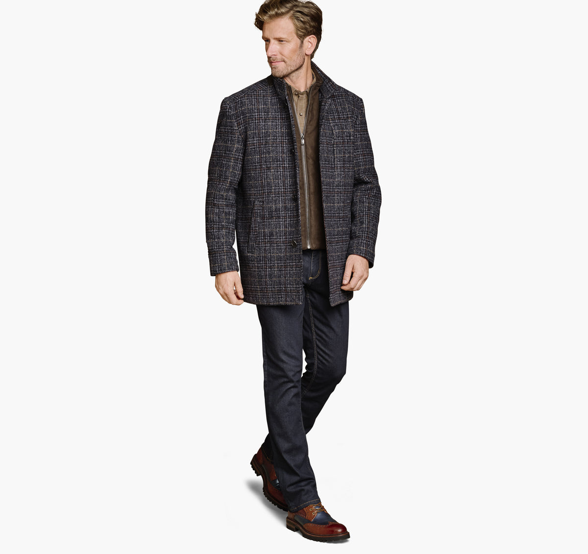 Men's Upton Car Coat / Johnston Murphy
