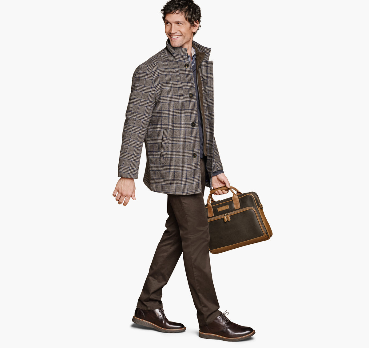 Men's Upton Car Coat / Johnston Murphy