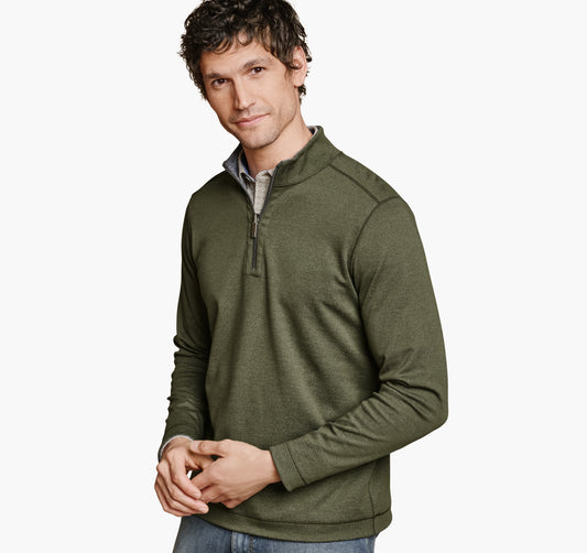 Men's XC4® Performance Reversible Quarter-Zip / Johnston Murphy
