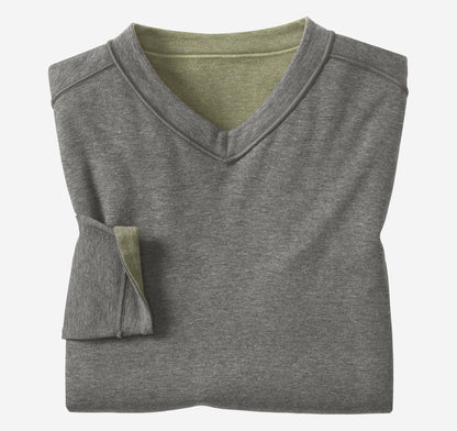 Men's Icon Reversible V-Neck Pullover / Johnston Murphy