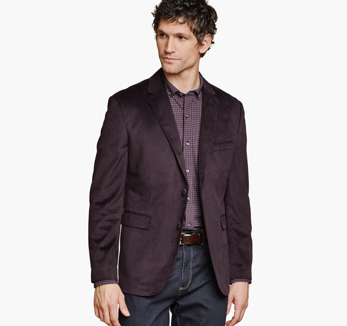Men's Printed Plush 175th Anniversary Blazer / Johnston Murphy