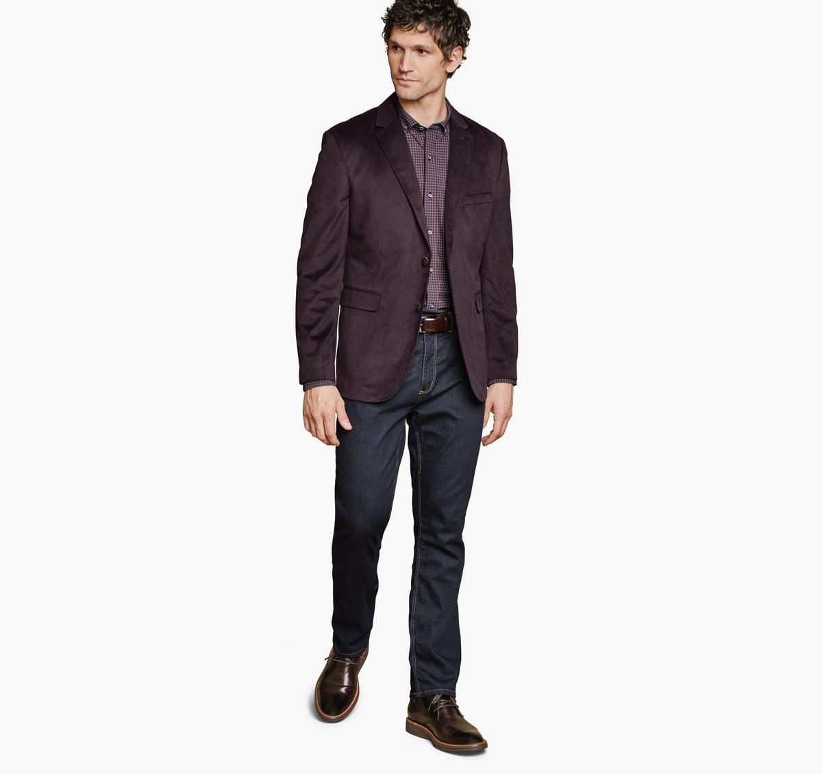 Men's Printed Plush 175th Anniversary Blazer / Johnston Murphy