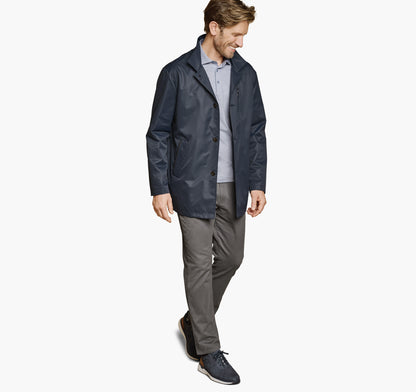 Men's Upton Water-Resistant Raincoat with Removable Liner / Johnston Murphy