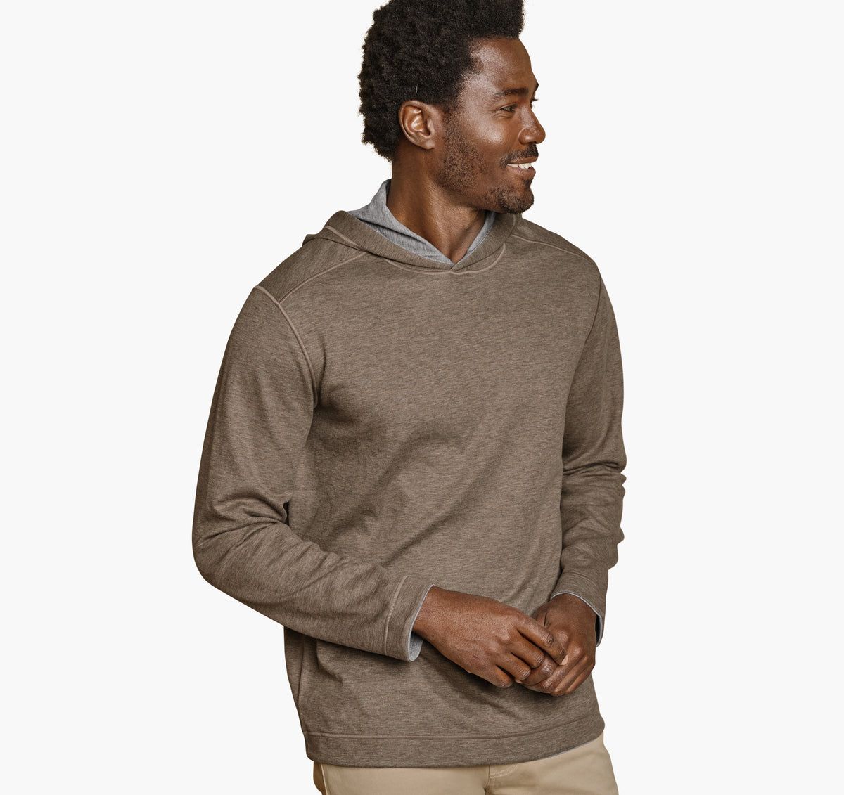 Men's Icon Reversible Hooded Pullover / Johnston Murphy