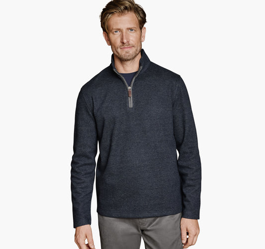 Men's Brushed Quarter-Zip / Johnston Murphy