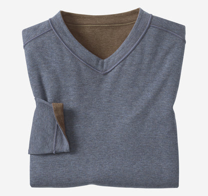 Men's Icon Reversible V-Neck Pullover / Johnston Murphy