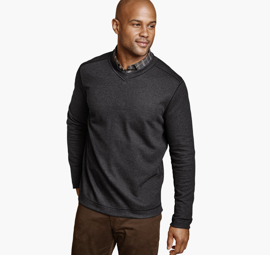 Men's Icon Reversible V-Neck Pullover / Johnston Murphy