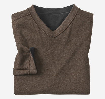 Men's Icon Reversible V-Neck Pullover / Johnston Murphy