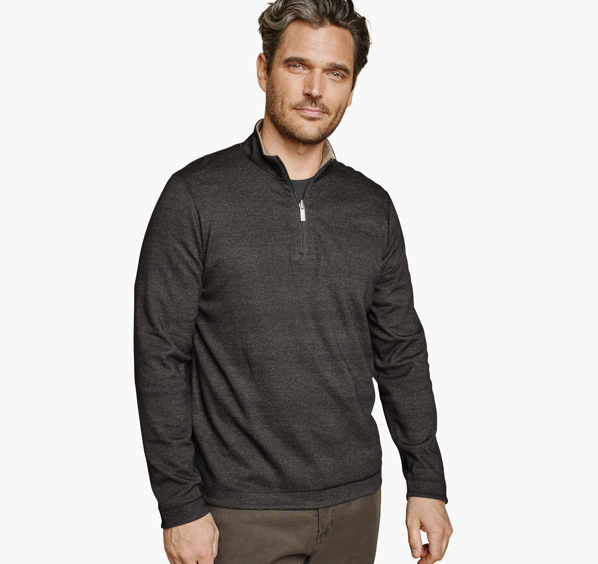 Men's XC4® Performance Reversible Quarter-Zip / Johnston Murphy
