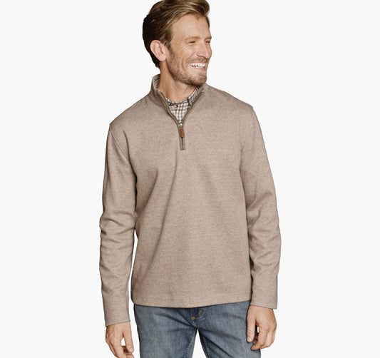 Men's Brushed Quarter-Zip / Johnston Murphy