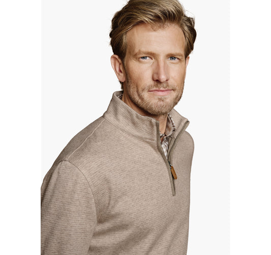 Men's Brushed Quarter-Zip / Johnston Murphy