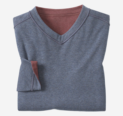 Men's Icon Reversible V-Neck Pullover / Johnston Murphy