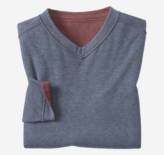 Men's Icon Reversible V-Neck Pullover / Johnston Murphy