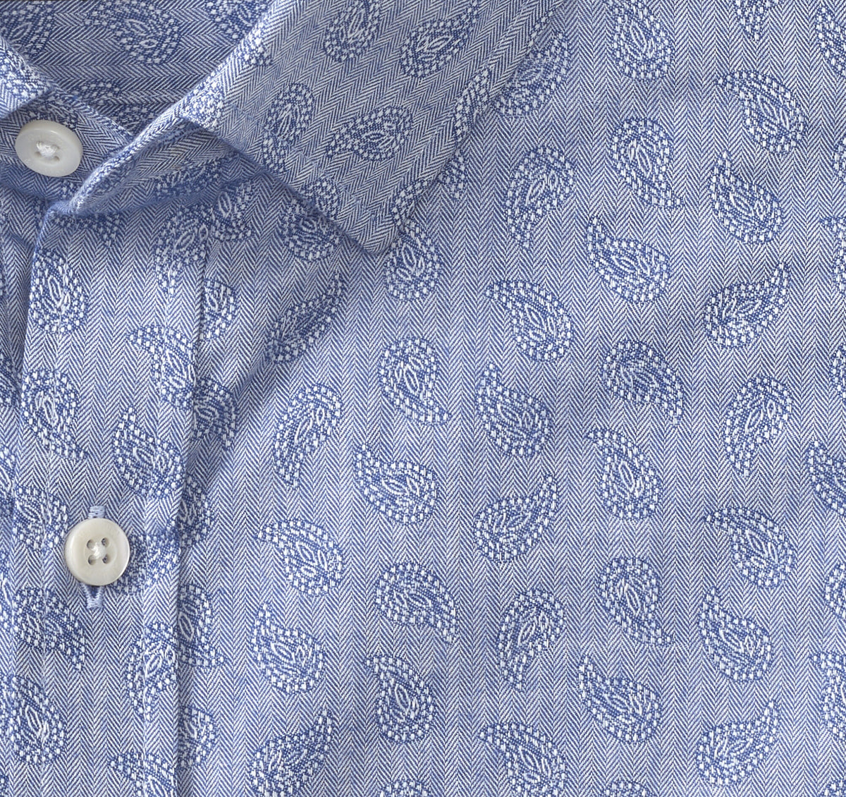Men's Long-Sleeve Jacquard Shirt / Johnston Murphy