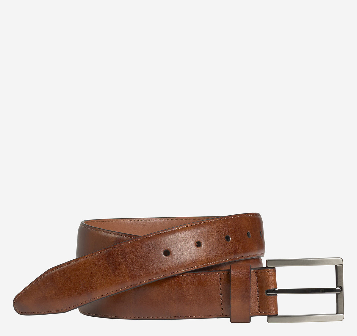 Men's Feather Edge Tonal Belt / Johnston Murphy