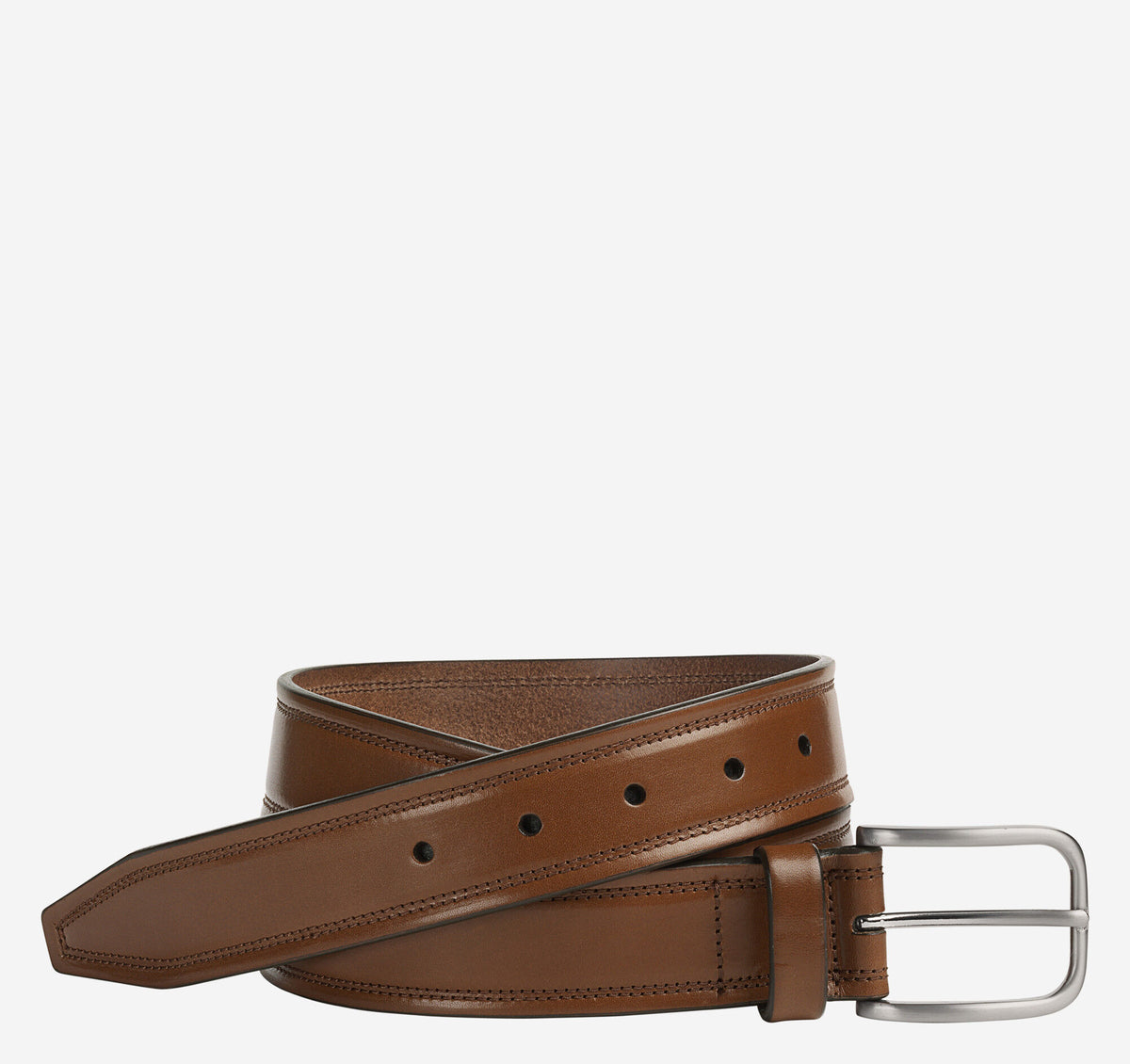 Men's Double Self-Stitch Belt / Johnston Murphy