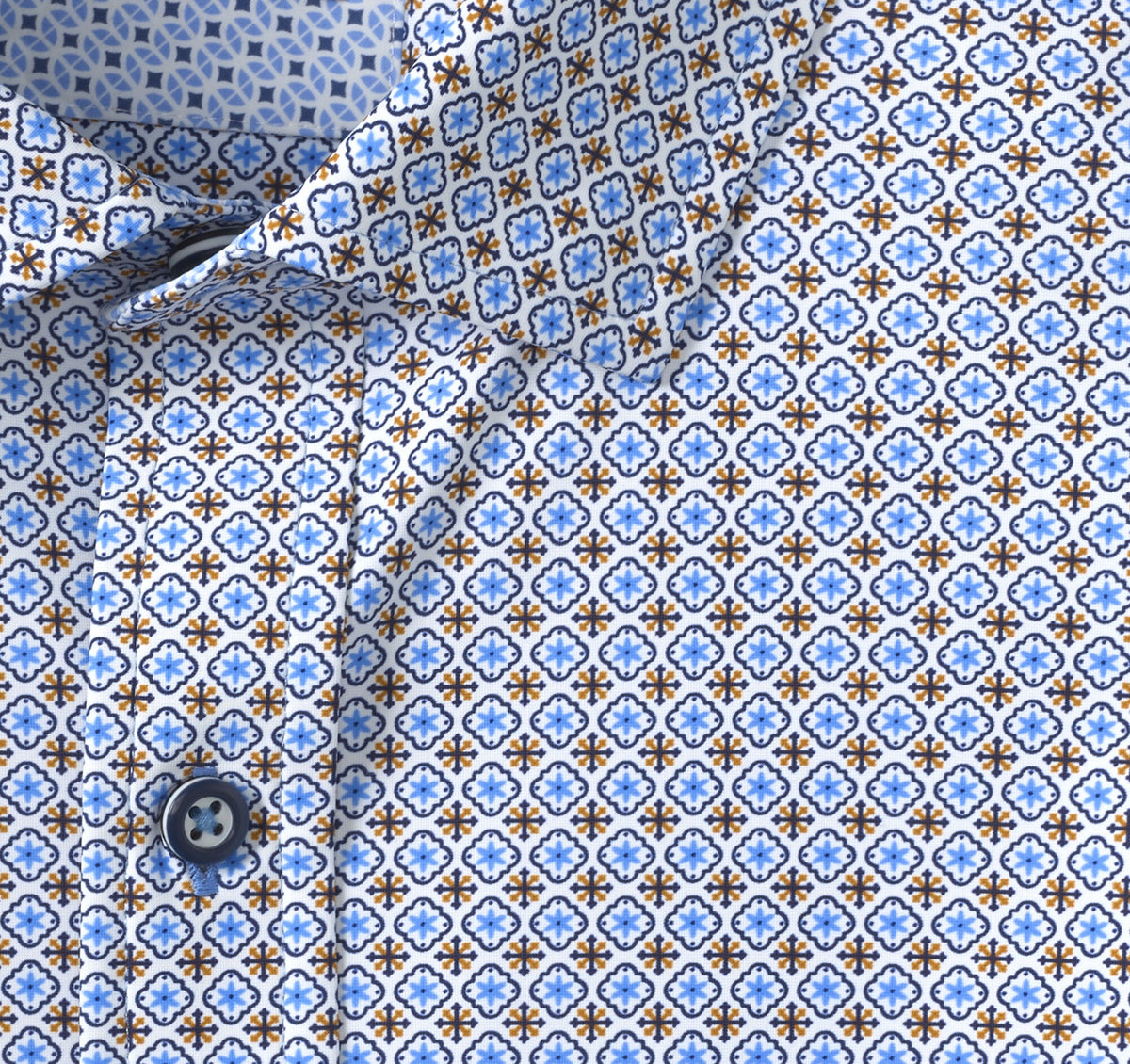 Men's XC4® Motion Long-Sleeve Print Knit Shirt / Johnston Murphy