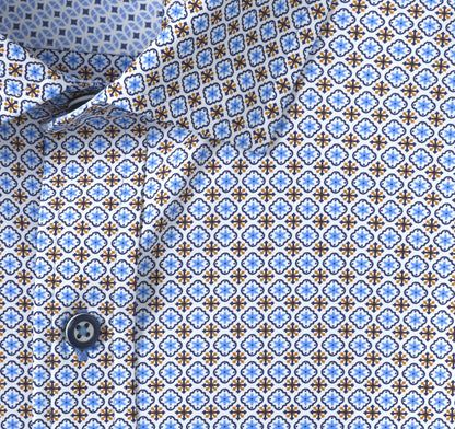 Men's XC4® Motion Long-Sleeve Print Knit Shirt / Johnston Murphy